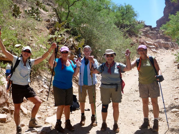 Hiking vacations for women only in Arizona