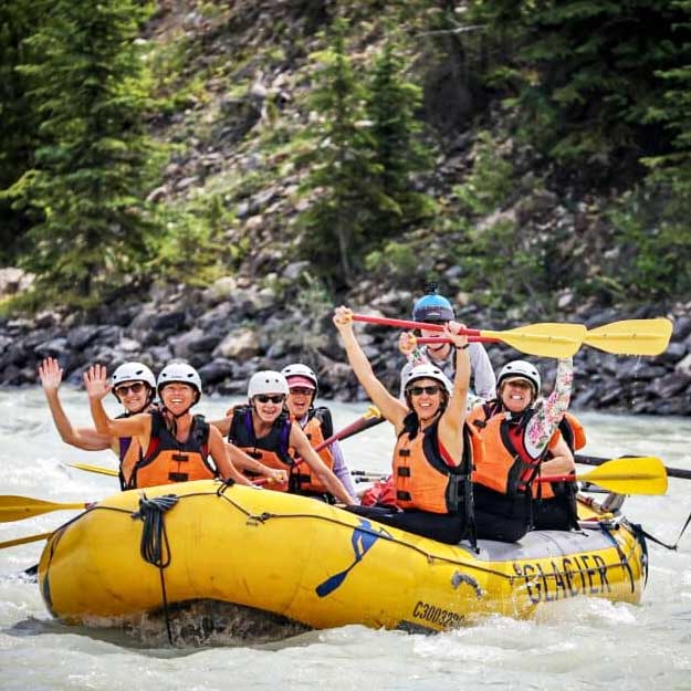 Women traveling together to Canada