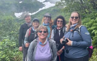 Hike the trails of Alaska with your tribe and Canyon Calling Adventures for women only