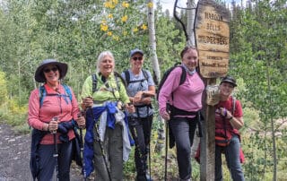 Exploring the Maroon Bells Wilderness in Colorado with Canyon Calling - small group tours for women only