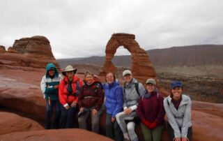 Visit the Delicate Arch during Canyon Calling's women only tours of Utah