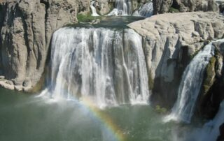 Take an active trip to the dramatic waterfalls of Idaho with Canyon Calling Adventures Tours