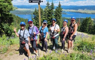 Go ziplining on your next gal's trip with Canyon Calling to Idaho