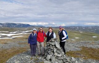 Women traveling together in small groups to Norway with Canyon Calling Adventures Tours