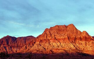 Scenic view of the beautiful red rock formations in the Valley of Fire, NV