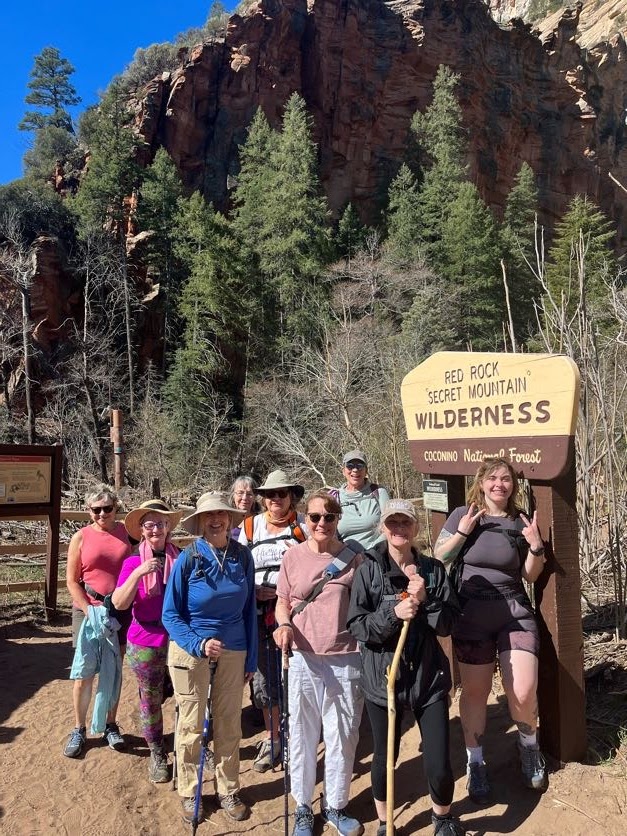 Visit the Red Rock Secret Mountain Wilderness with Canyon Calling tours for women only