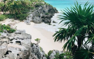 Enjoy the white sand beaches of Tulum with Canyon Calling Adventures for women-only