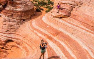 Explore the red sandstone canyons of Death Valley, Nevada with Canyon Calling small group tours for women-only