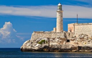 Old lighthouse in Cuba