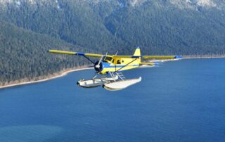 Travelling by floatplane with Canyon Calling tours for women only