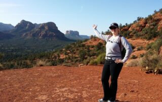 Hike the beautiful red rocks of Sedona, Arizona with Canyon Calling Adventures for women-only
