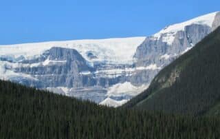 Scenic view of the Canadian Rockies: Take an active trip with fellow women travelers and Canyon Calling Adventures