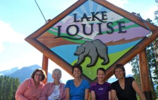Visit Lake Louise in the Canadian Rockies with fellow women travelers
