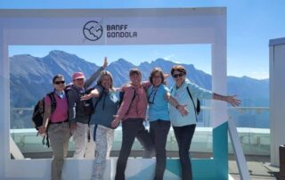 Take a Gondola trip up Sulphur Mountain with fellow women adventurers