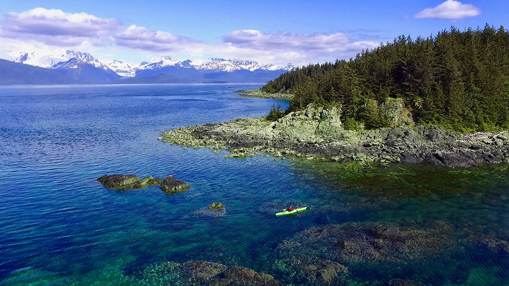 Kayaking with fellow women travelers - Canyon Calling Adventure Tours to Alaska