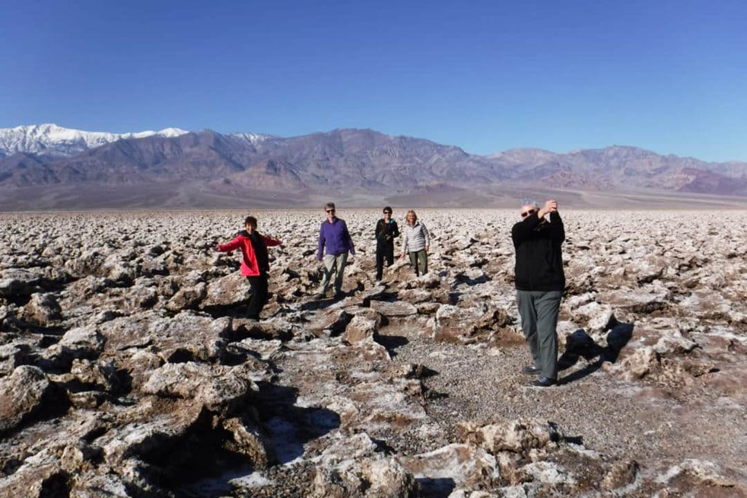 Adventure Travel in the Southwest: Desert Dreams. Women hiking and exploring other-wordly desert landscapes