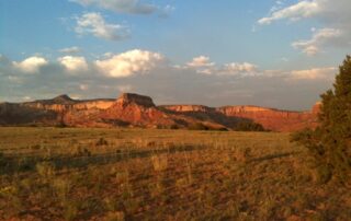 Scenic view of the desert terrain of New Mexico - Canyon Calling Adventure Tours