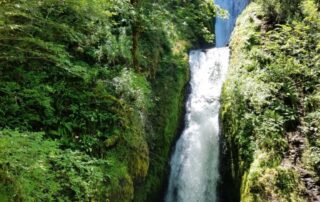 View of breathtaking waterfall - Oregon trips for women only