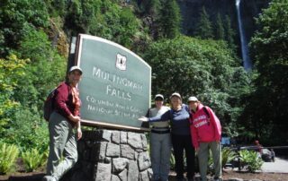 Hike Multnomah Falls during your women-only trip to Oregon