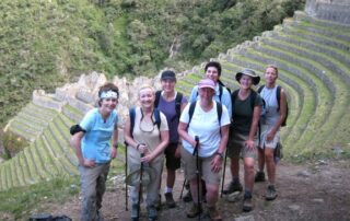 Women hiking the Sacred Valley with Canyon Calling small group getaways to Peru