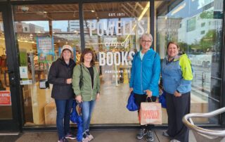 Peruse the shelves at Powell Books in Portland, OR