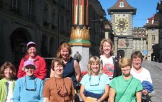 Women exploring Switzerland in small groups with Canyon Calling Adventure Tours