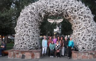 Discover Jackson Hole, WY with fellow women travelers on Canyon Calling small group adventure tours to Yellowstone