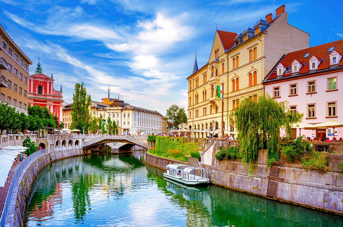 Slovenia Ljubljana river